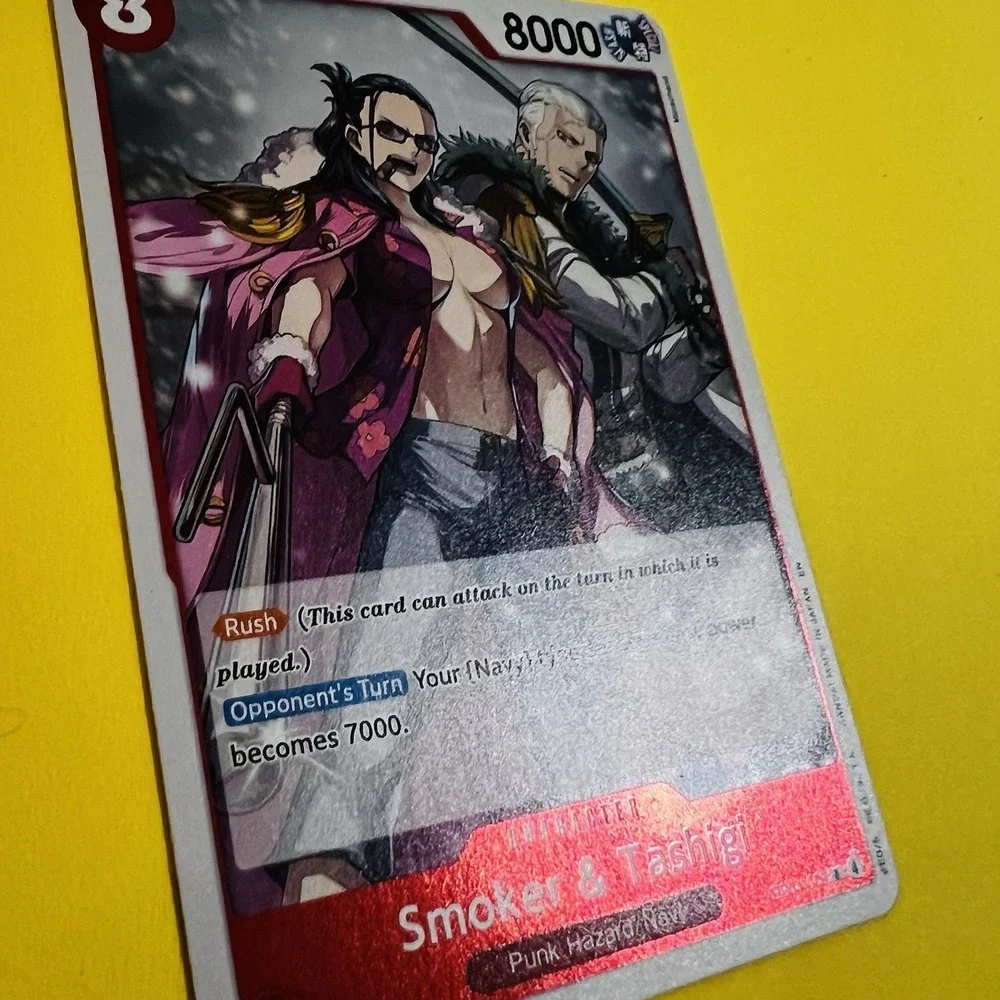 One Piece CCG‎ Smoker & Tashigi EB04-003 Character Card 8000 Power 8 Cost Rush